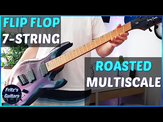 Harley Benton R-457FFB Roasted MultiScale 2023 - FANCY 7 STRING