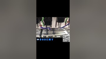 Auto #CNC 4 spindle drilling tapping machine  #DOBEMY