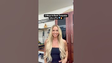 Two different methods for backing turquoise cabs 💎