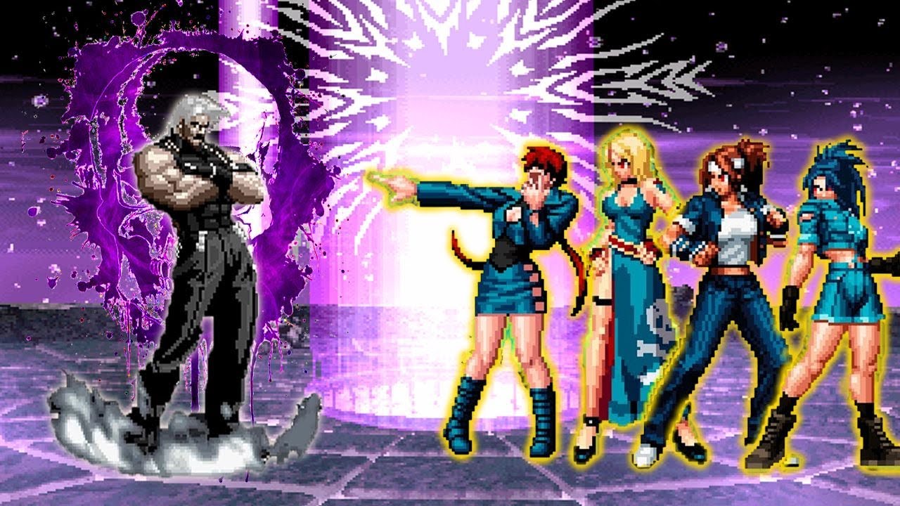 (Mugen World) New Final Rugal Vs YS Females Team - YouTube