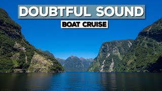 Cruising Doubtful Sound, New Zealand