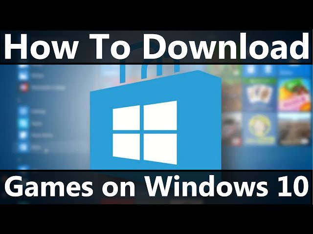 how to download free games for pc windows 10 / X