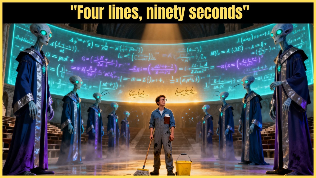 17 Professors Spent 200 Years on One Equation — A Janitor Wrote 4 Lines at Lunch and They Froze