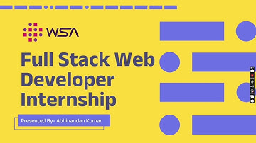 WebStack Academy Internship Project Submission Video || Full Stack Web Development Internship 2025