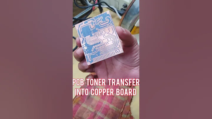 How to Make Professional Printed Circuit Board by Yourself | PCB Toner Transfer #diypcb #pcb