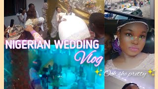 NIGERIAN WEDDING|| Very First Wedding Vlog| Prep, Cooking, Cleaning and make up.