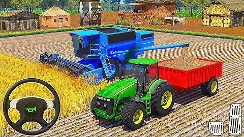 Driver Modern Tractor Farming Game Simulator 3D - New Tractor Android Game 2025 - Android Gameplay