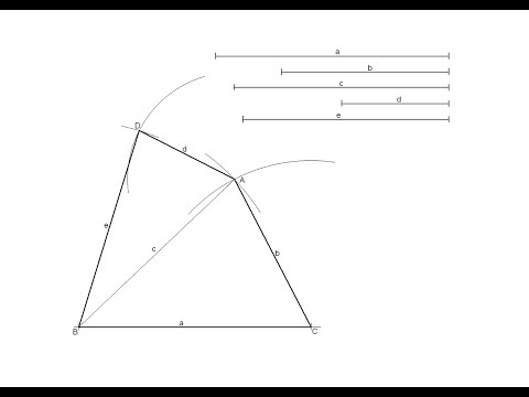 Video: Cómo Encontrar La Base De Un Trapezoide Si Se Conocen Las Diagonales