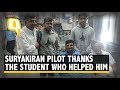 Suryakiran pilot thanks student who held his hand after the crash