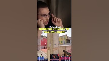 OHNEPIXEL REACTS TO JKS AND LIQUID VS NAVI! #ohnepixel #cs2 #blastpremier #naviliquid #shorts