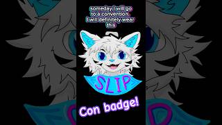 Designing my con badge! #furry #furries #art