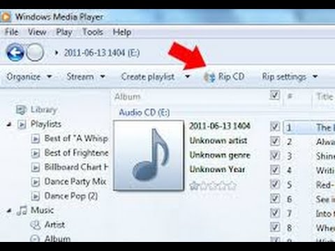 How to copy music file cda from CD to mp3 file into computer [New 2016]