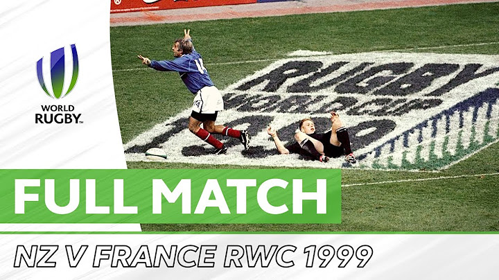 Rugby World Cup 1999 Semi-Final: New Zealand v France