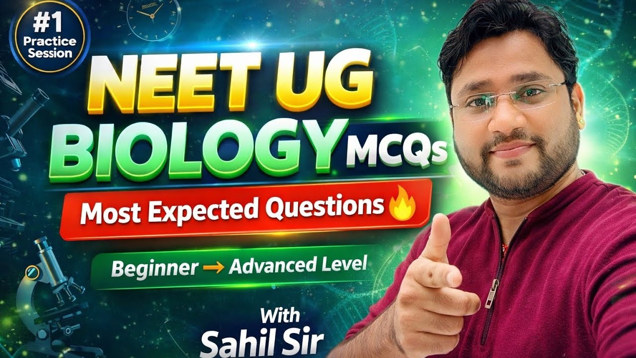 NEET UG 2026 Biology MCQs 🔥 Most Expected Questions | Sure Shot ...