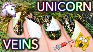 Unicorn Veins on your NAILS! YAS screenshot 1