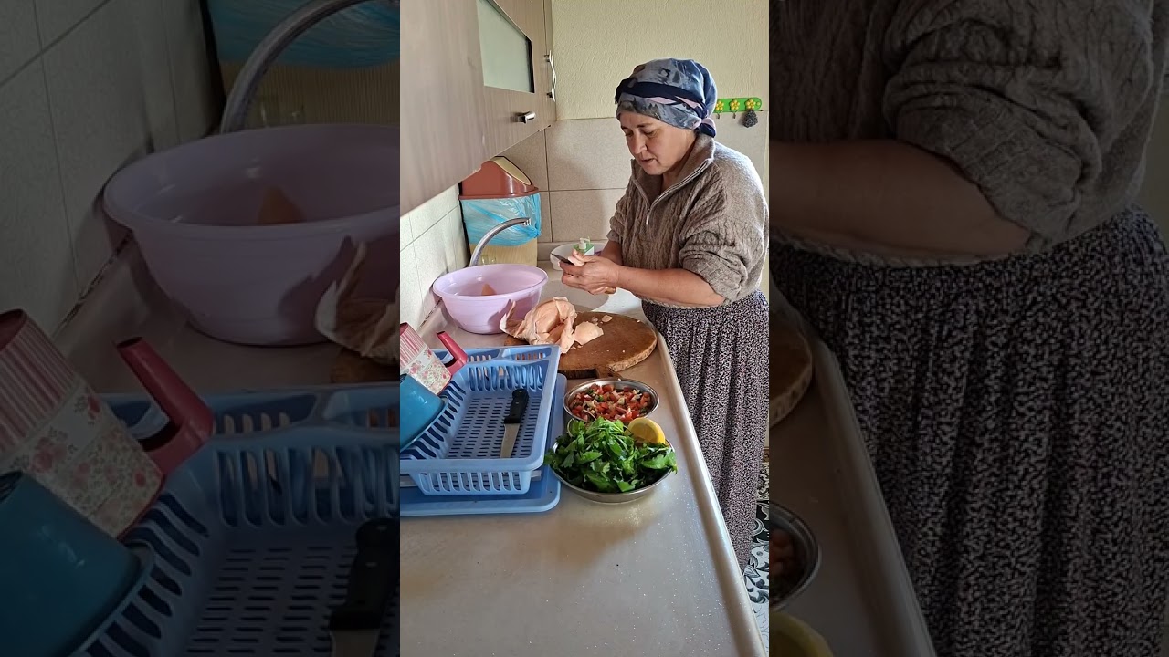 Bugünkü vidom yayla evimizden👍