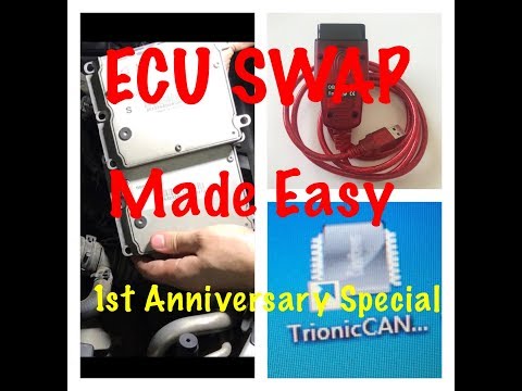SAAB 93 ENGINE ECU/ECM SWAP (TRIONIC T8)