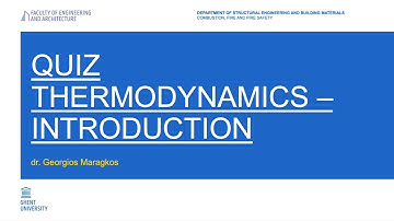 Thermodynamics quiz #1 - Introduction