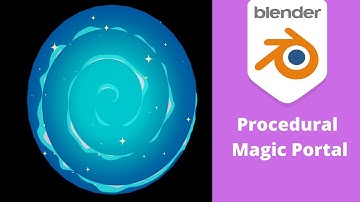 Blender 2.92 Tutorial - Procedural stylized magic portal