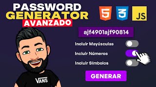 GENERADOR DE PASSWORD con JAVASCRIPT - Curso JavaScript 2023