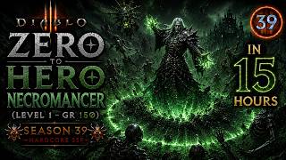 Zero to Hero Necromancer (Level 1 - GR 150) in 15 Hours Season 39 start  Hardcore SSF screenshot 5