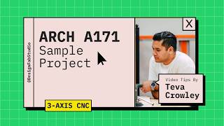 ARCH A171 Sample Project – Part 1: 2D Drafting in Rhino for CNC