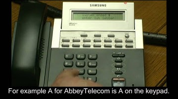 How to Use the Directory Key on a Samsung DS5014s Handset