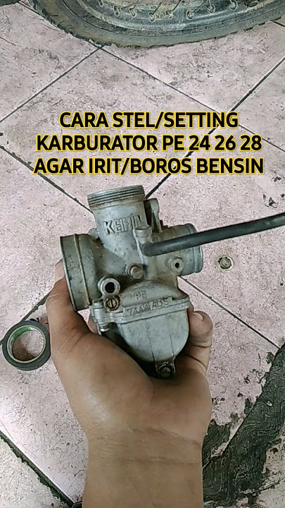 HOW TO SET THE PE 24,26,28 CARBURETOR TO ECONOMIZE/WASTE FUEL#Shorts.