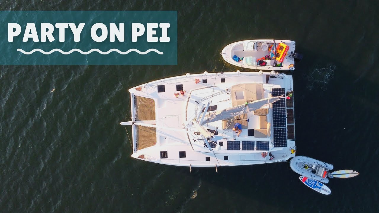 Sailing Atlantic Canada #frenchcatamaran #growinguponaboat #sailingvlog #livingonaboat Ep 55