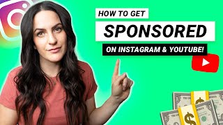 HOW TO GET SPONSORED ON INSTAGRAM & YOUTUBE (7 Secrets!)