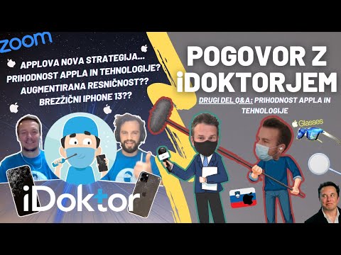 Q&A z iDoktorjem (DRUGI DEL): iPhone 13 BREZ VHODOV? Apple se je SPREMENIL! Prihodnost tehnologije?