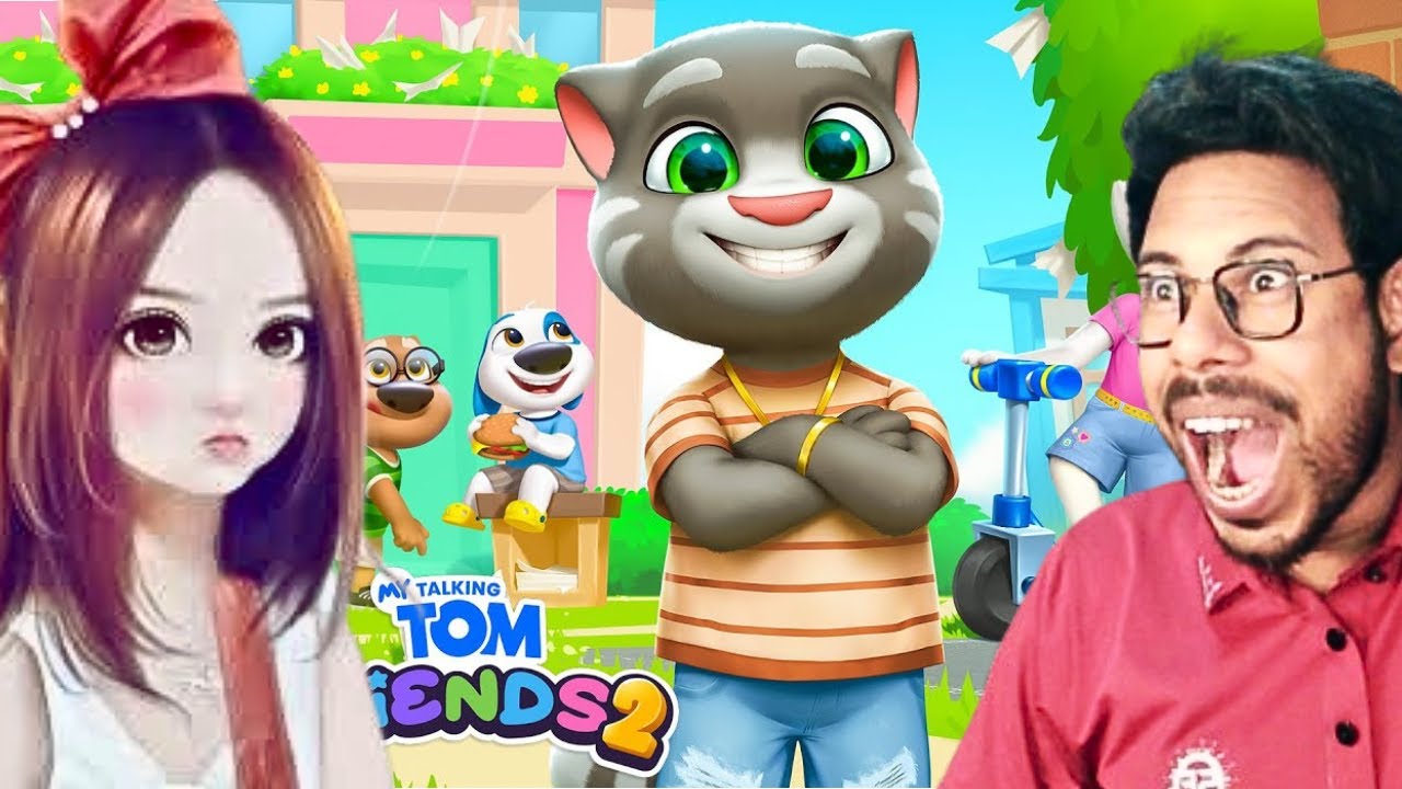 PLAYING MY TALKING TOM FRIENDS 2 WITH 