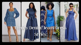 Trendy Denim/Jeans Dress Styles screenshot 4