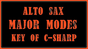 One Minute Sax Lessons (Intermediate) | The 7 Modes of C-Sharp Major for Alto Saxophone