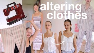 Quick & easy clothes alterations | downsizing pants, dresses etc.