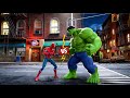 Spider-man vs hulk most iconic marvel fight ever 🎬 #marvel #spiderman #hulk