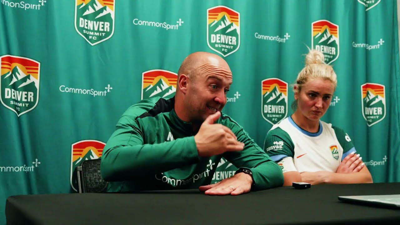 PRESSER with Coach Nick Cushing, Lindsey Heaps | Denver Summit FC @ Angel City FC (3-3)