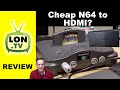 Testing cheap Nintendo 64 to HDMI Solutions: Pound Link Cable and RuntoGOL Adapter