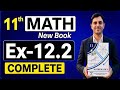 11th Math Ex 12.2 complete solved | Exercise 12.2 Class 11th Math New Book solved