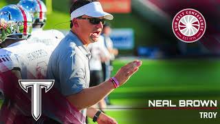 Troy Head Coach Neal Brown: 10/29 Media Teleconference