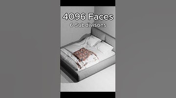Cloth sim on bed. #blender #clothsimulation #faces #subdivision #bed #cloth #simulation