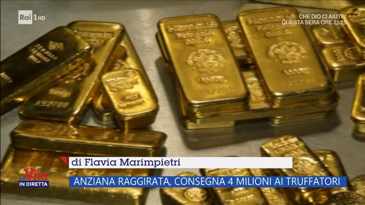 Anziana raggirata, truffa da 4 milioni di Euro - La Vita in diretta - 12/01/2023