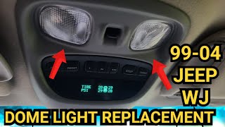 How To Replace The Dome Lights on a 19992004 Jeep Grand Cherokee