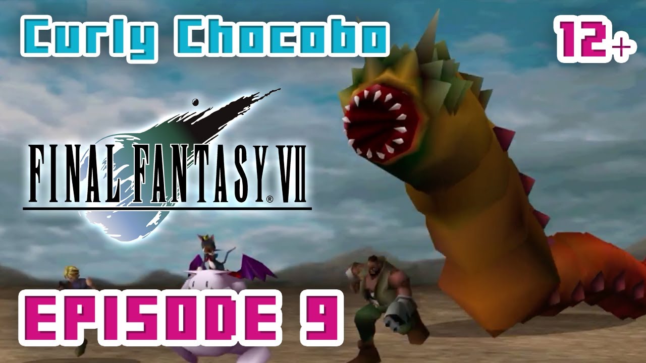 Final Fantasy 7 - FF7 GO TO JAIL!! - Dyne boss fight - chocobo racing & meet Cait sith!- Ep9