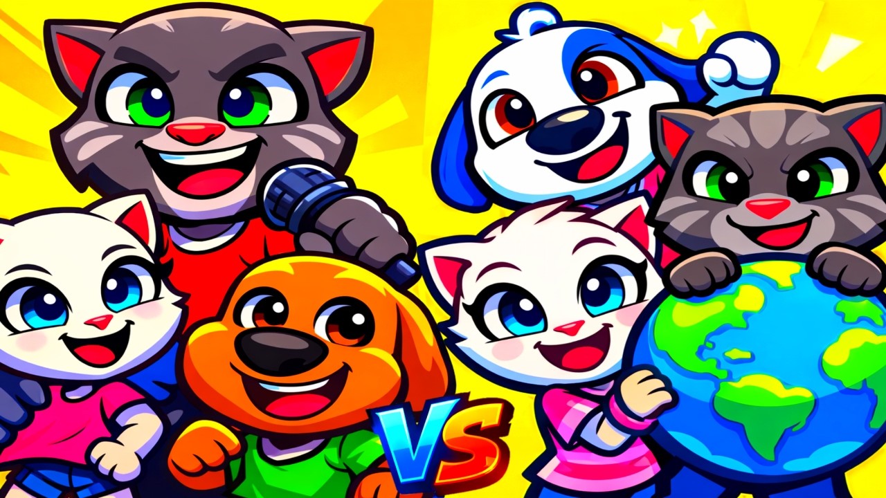 My Talking Tom Friends New vs Talking Tom & Friends: World 🌎 New | Gameplay Android iOS