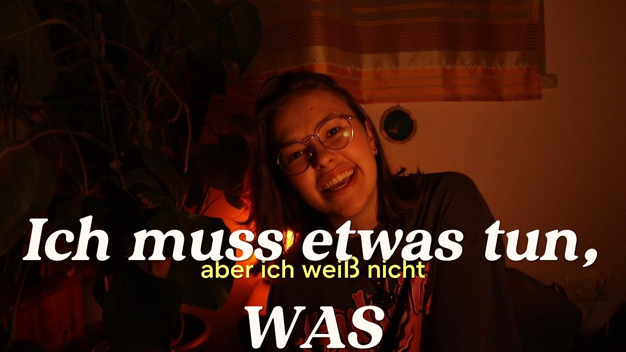 Ich muss etwas tun, aber ich weiß nicht was - Willkommen