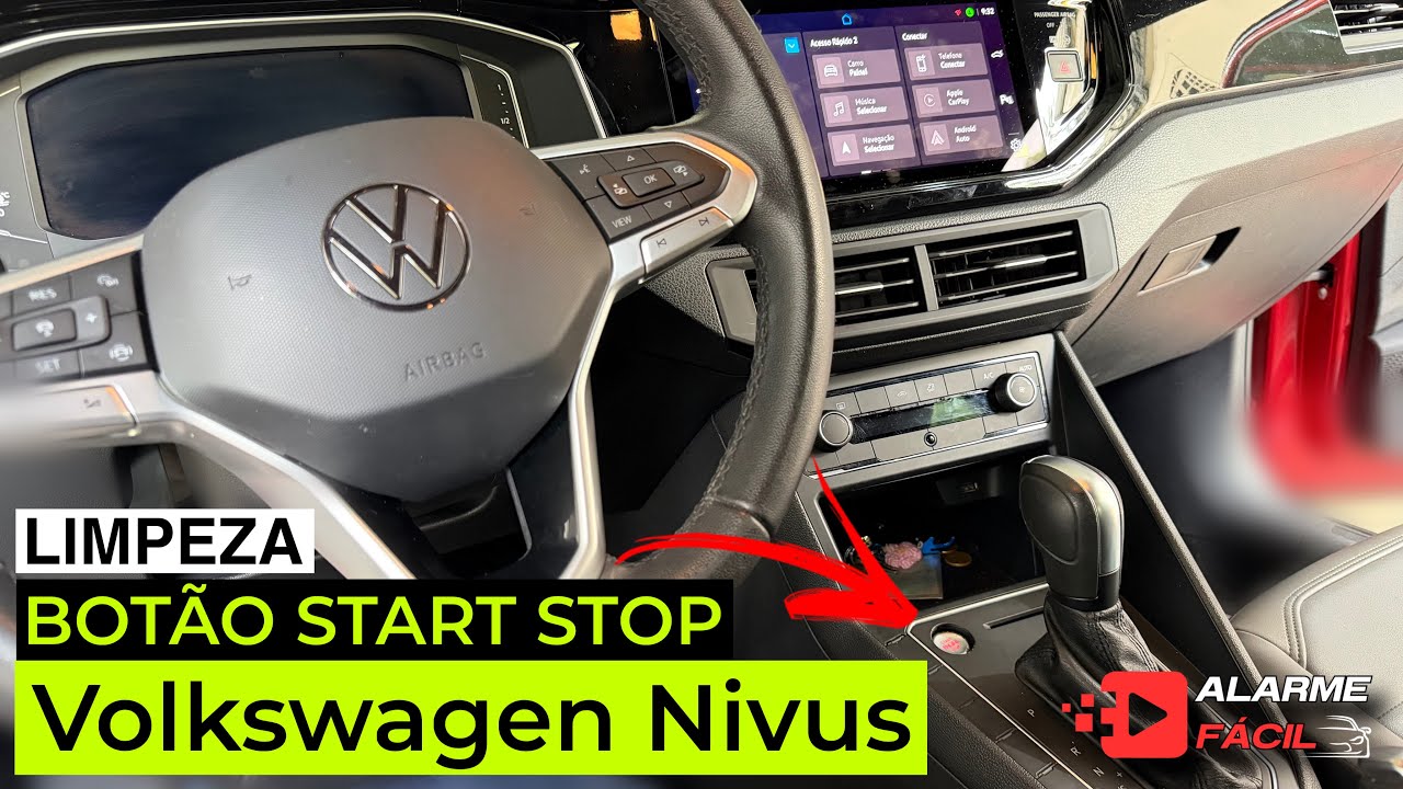 Dificuldade Partida Volkswagen Nivus ☑️ Limpeza Botão Start Stop