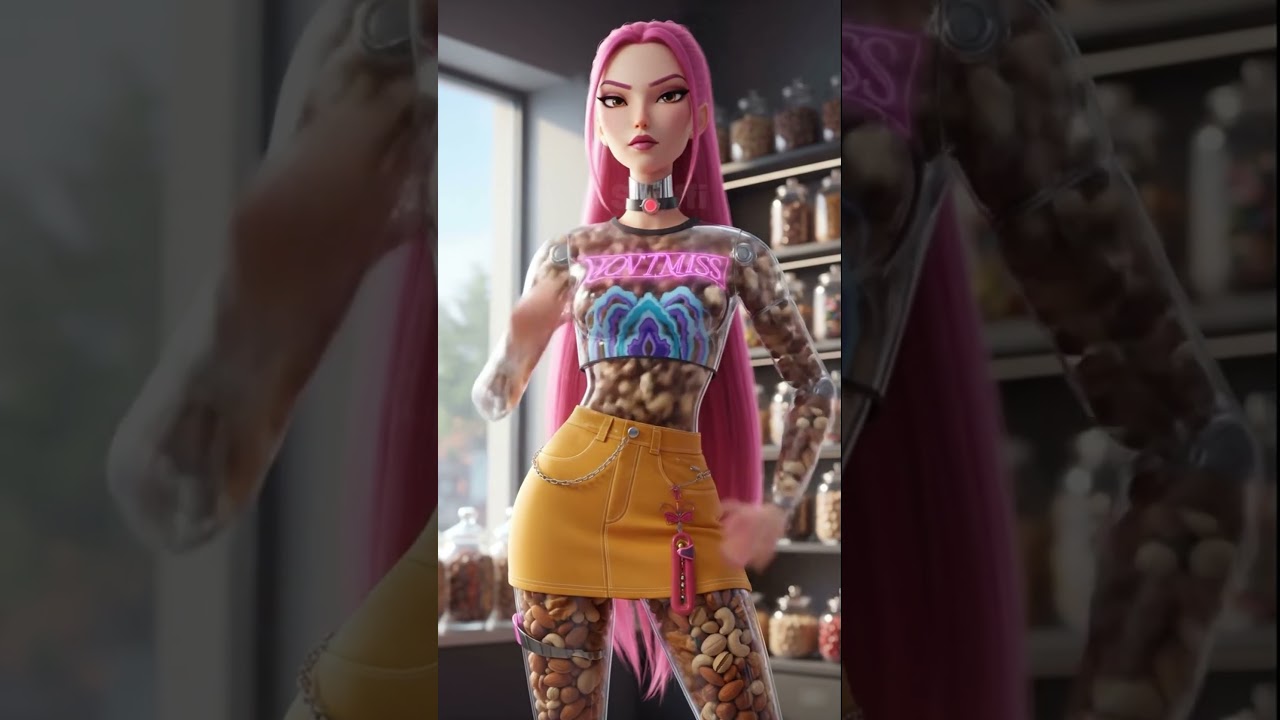 Mira the Jelly Bean Maker Robot! 