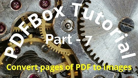 Java PDF Creation : 7. Convert PDF pages to images with PDFbox