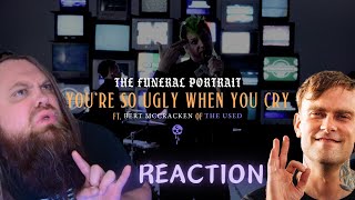Sweet Emo! The Funeral Portrait ft Bert McCracken of The Used - You&#39;re So Ugly When You Cry REACTION
